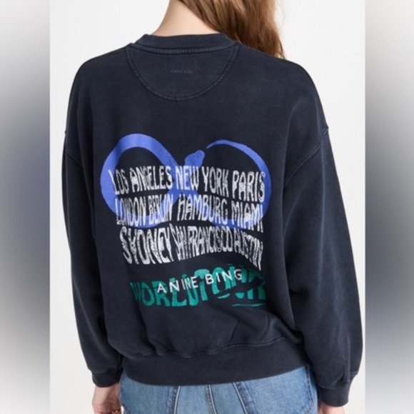 ANINE BING Jaci Viper Sweatshirt - NWOT size Small - Picture 2 of 11